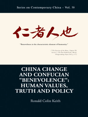 cover image of China Change and Confucian "Benevolence"